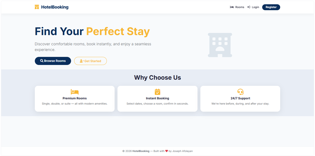 Hotel Booking System