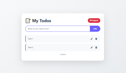 Todo App with Auth